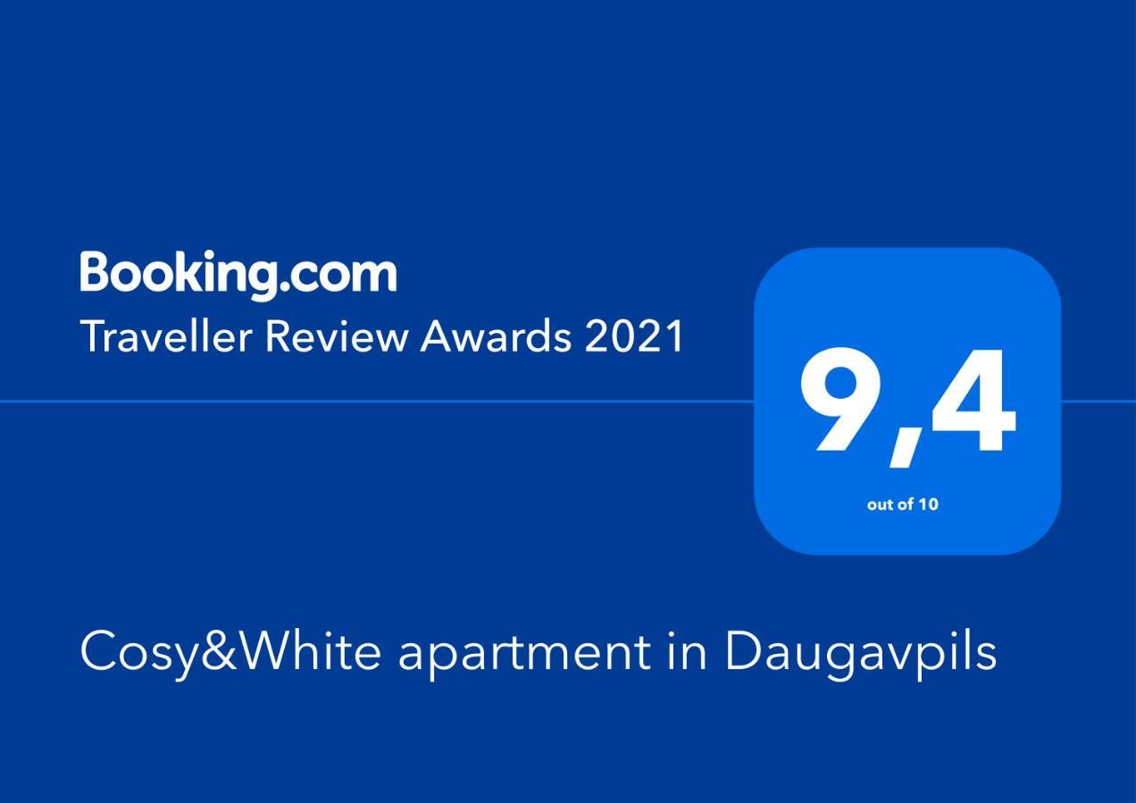 Cosy&White Apartment In Daugavpils Kültér fotó